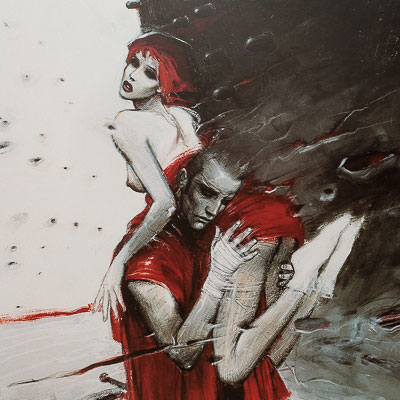 Affiche Enki Bilal : Roméo et Juliette