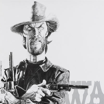Affiche Charles Da Costa : Clint Eastwood