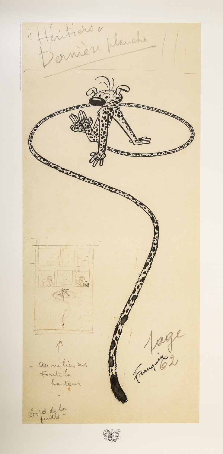 André Franquin Art Print : Marsupilami, Les héritiers