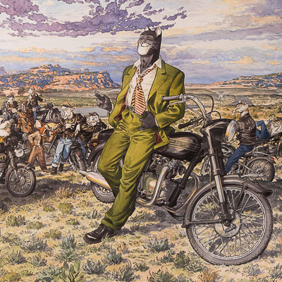 Juanjo Guarnido Art Print : Amarillo's Road