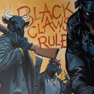 Stampa incorniciata di Juanjo Guarnido: Black Claws Rules
