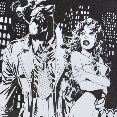Affiche signée Juanjo Guarnido : Blacksad - John and Natalia in the City