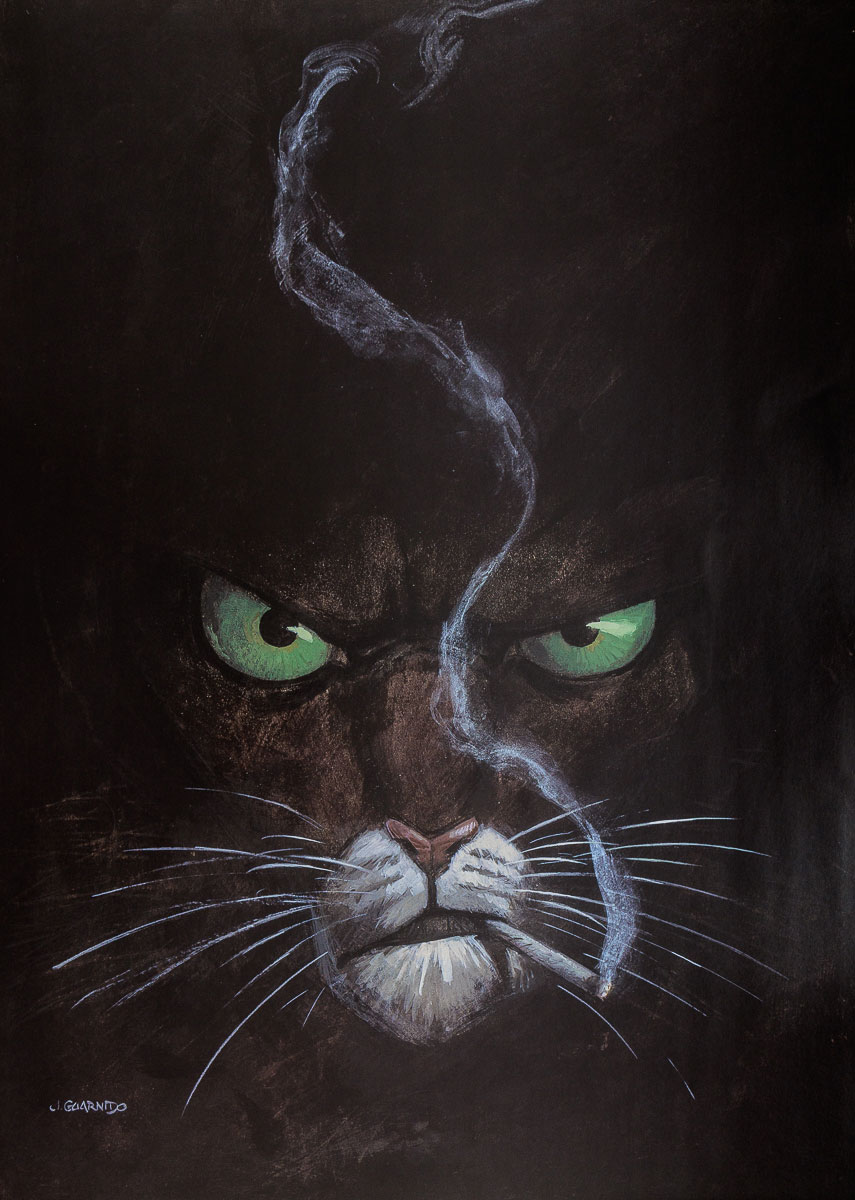 Juanjo Guarnido Art Print : Blacksad, Somewhere Within the Shadows