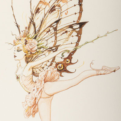 Olivier Ledroit Art Print : Fairy Dancer - Arabesque