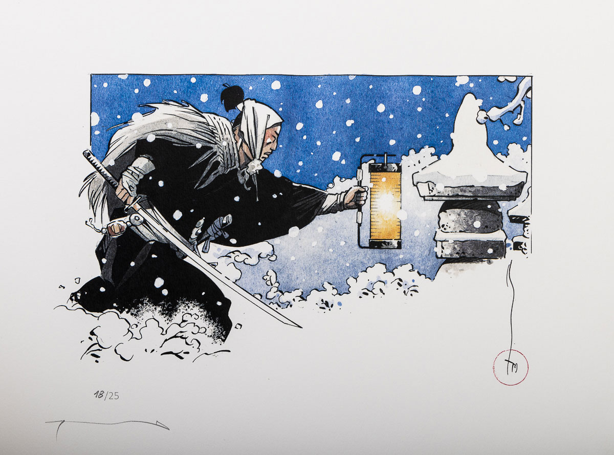 Michetz signed Art Print : Kogaratsu - La Lanterne - Print