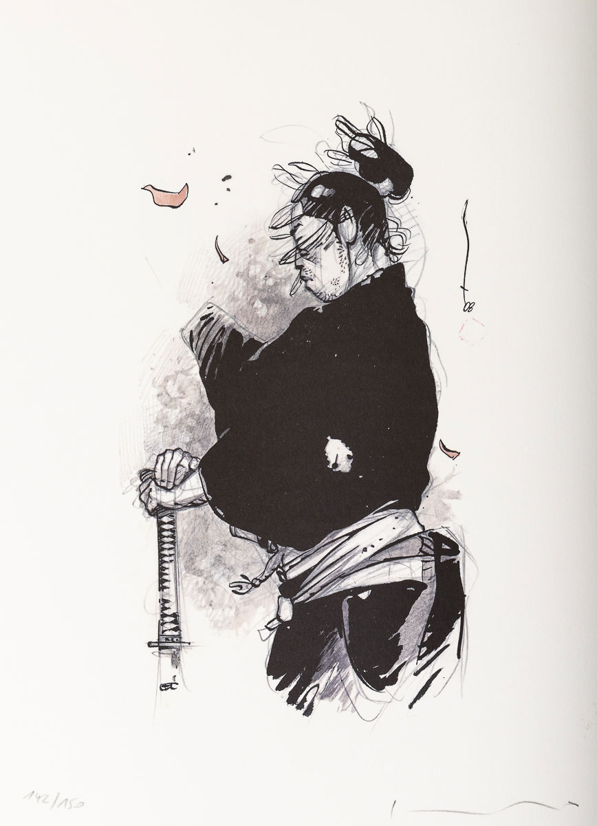 Michetz signed Art Print : Kogaratsu - Meditation