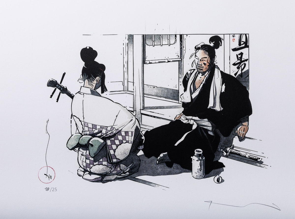 Michetz signed Art Print : Kogaratsu - Musique