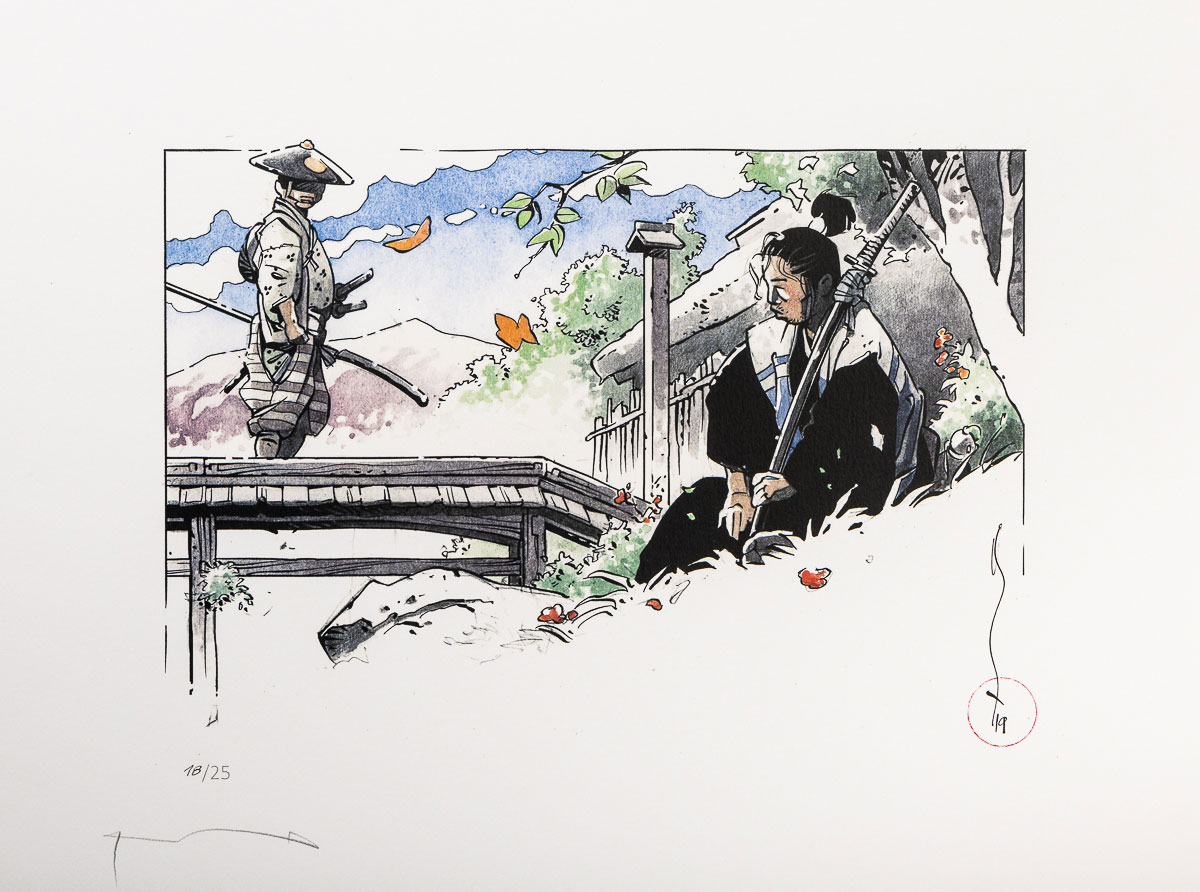Michetz signed Art Print : Kogaratsu - Ponton - Framed print