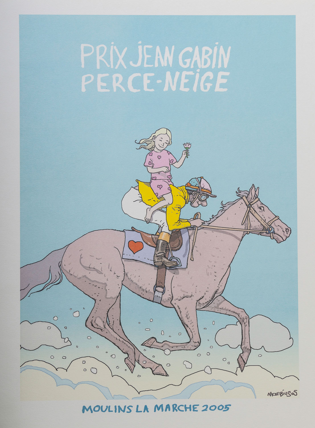 Affiche Jean Giraud, Moebius : Prix Jean Gabin Perce Neige