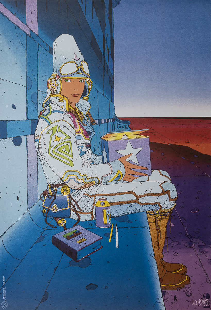 Moebius Art Print : Starwatcher - Frontier