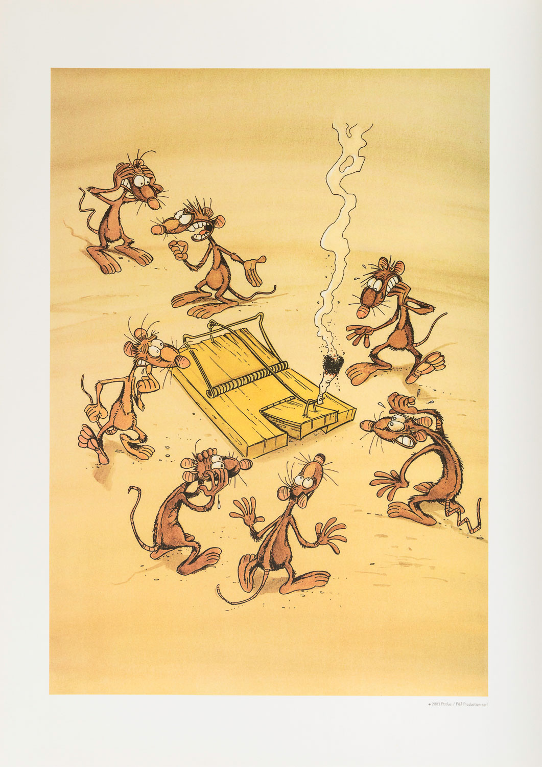 Affiche Ptiluc : Face de rats : Le Piège