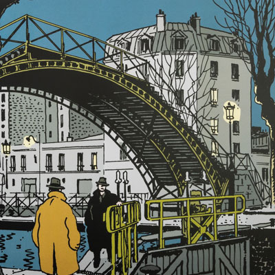 Affiche Tardi : Nestor Burma dans le 10ème arrondissement de Paris