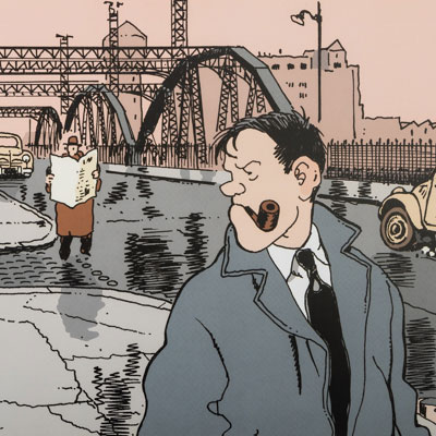 Affiche Tardi : Nestor Burma dans le 13ème arrondissement de Paris