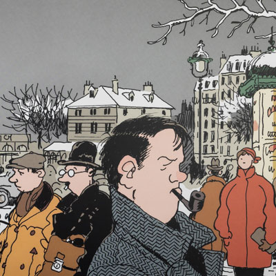 Affiche Tardi : Nestor Burma dans le 14ème arrondissement de Paris