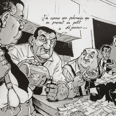 Affiche Sylvain Vallée : Les Tontons flingueurs