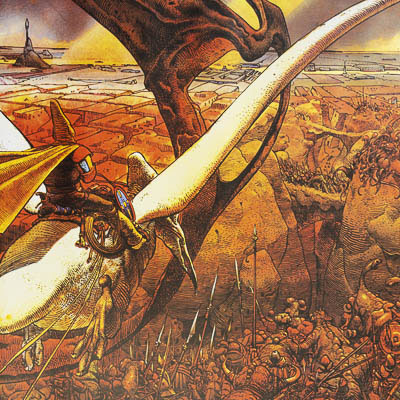 Art stampa Moebius : Arzach - Army