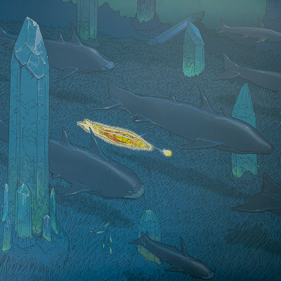 Affiche Moebius : Le Monde d'Edena - Crystal Sea