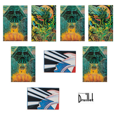 Philippe Druillet collector Postcards