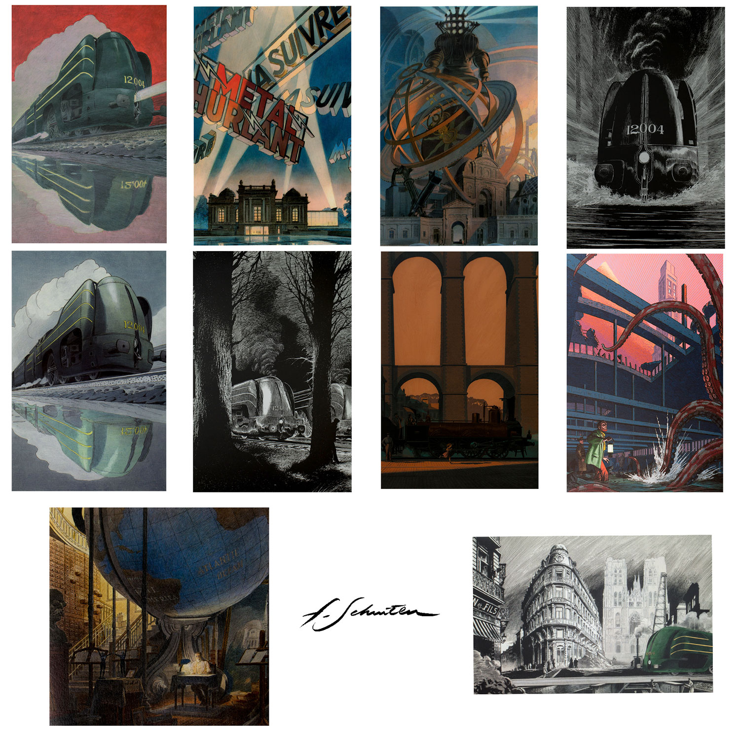 Cartes postales François Schuiten (n°1)