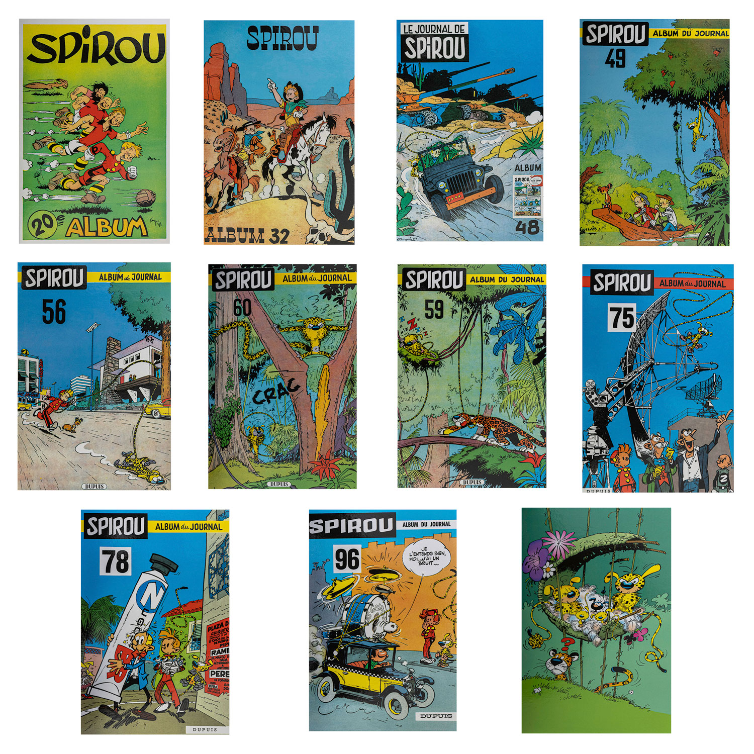 Cartes postales Franquin : Spirou