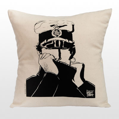 Hugo Pratt cushion: Corto Maltese - The Sailor