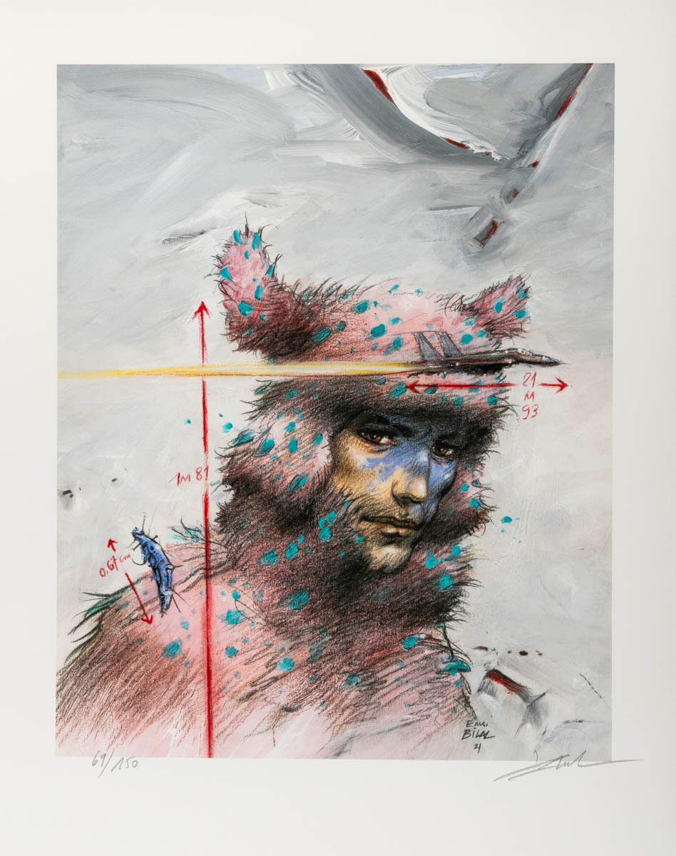 Signed and numbered Pigment Print Enki Bilal: BUG 3