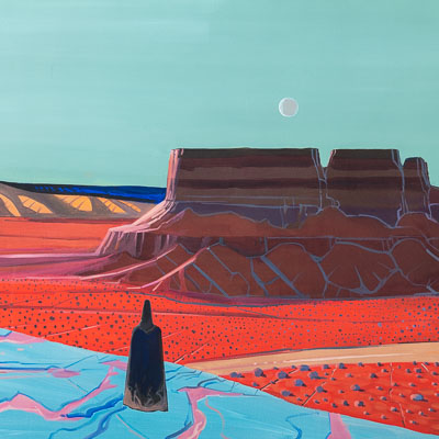 Stampa pigmentaria Moebius - Mesa Rouge