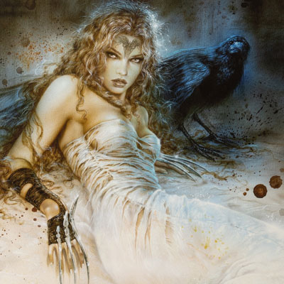 Pigment print signed by Luis Royo: Dreams II