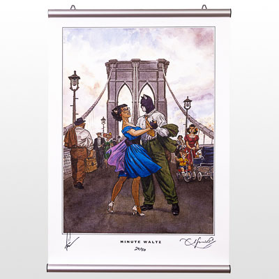 Pigment print on canvas signed by Guarnido: Minute Waltz