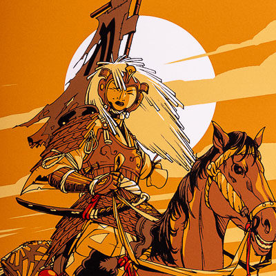 Signed Hub ex-libris: Okko - Horseback Warrior