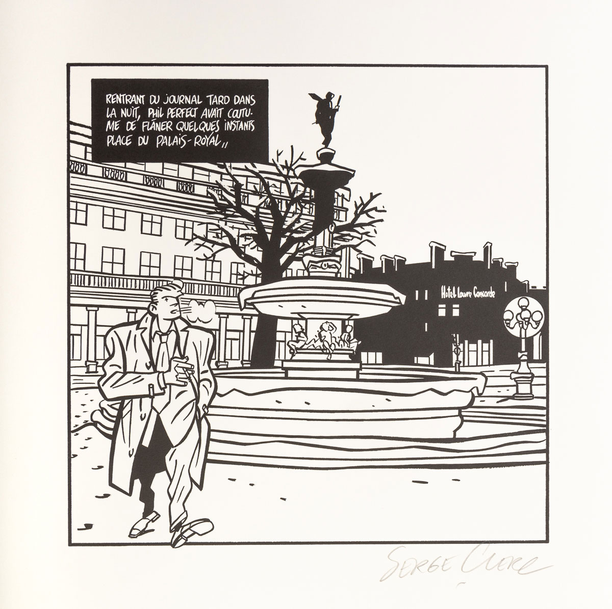 Serigrafia firmata Serge Clerc : Palais Royal