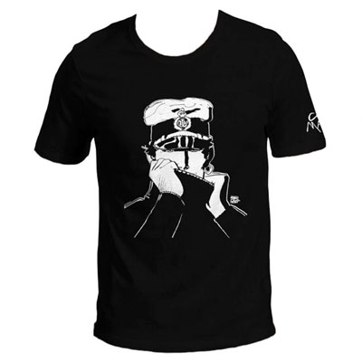 T-shirt Hugo Pratt : Corto Maltés , El Marinero (negro)
