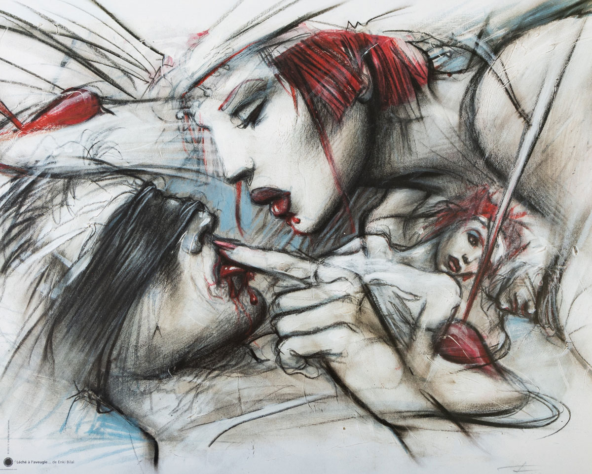 Enki Bilal Art Print : Blind Love - Print (50 x 40 cm)