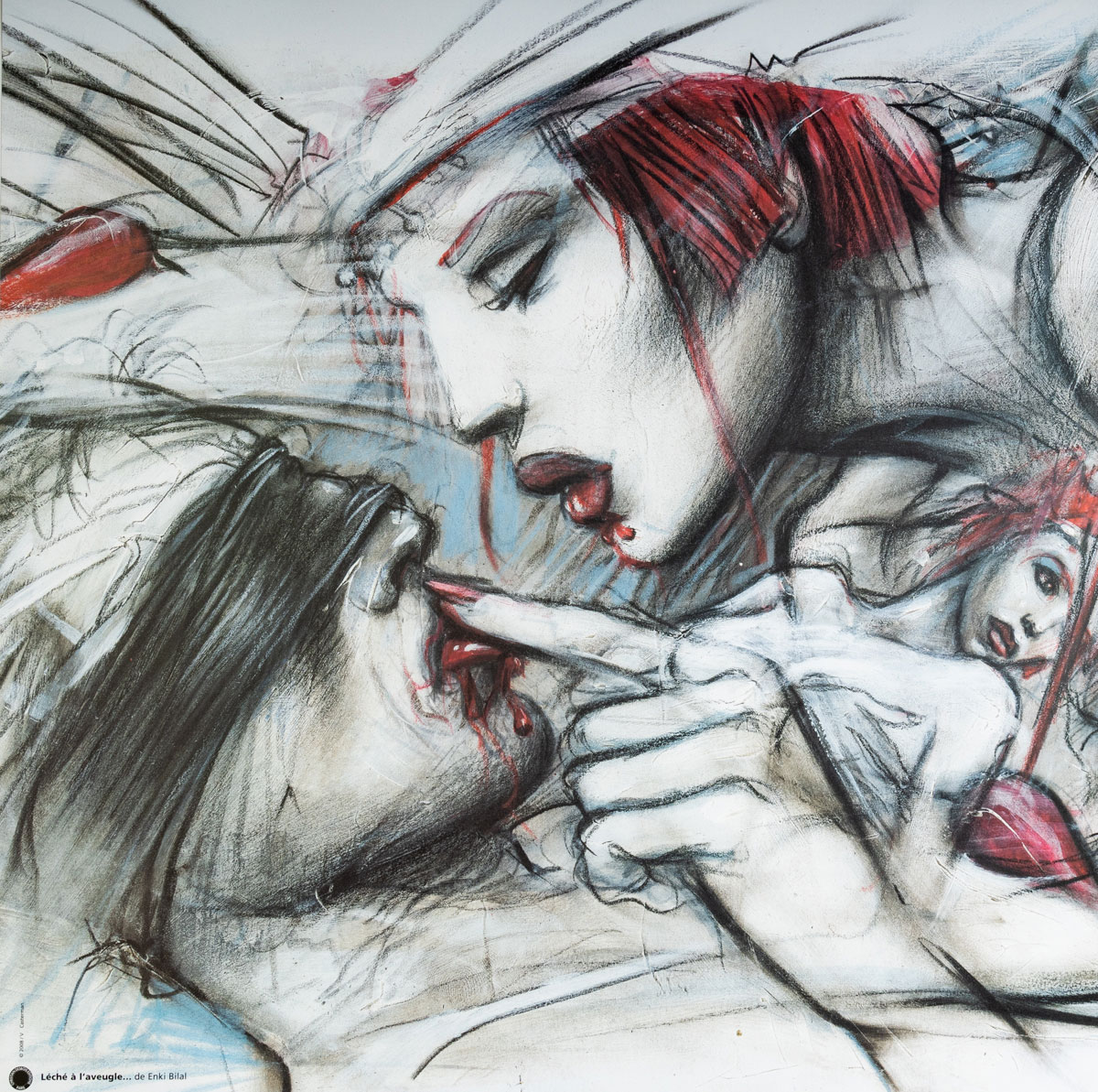 Enki Bilal Art Print : Blind Love - Print (70 x 70 cm)