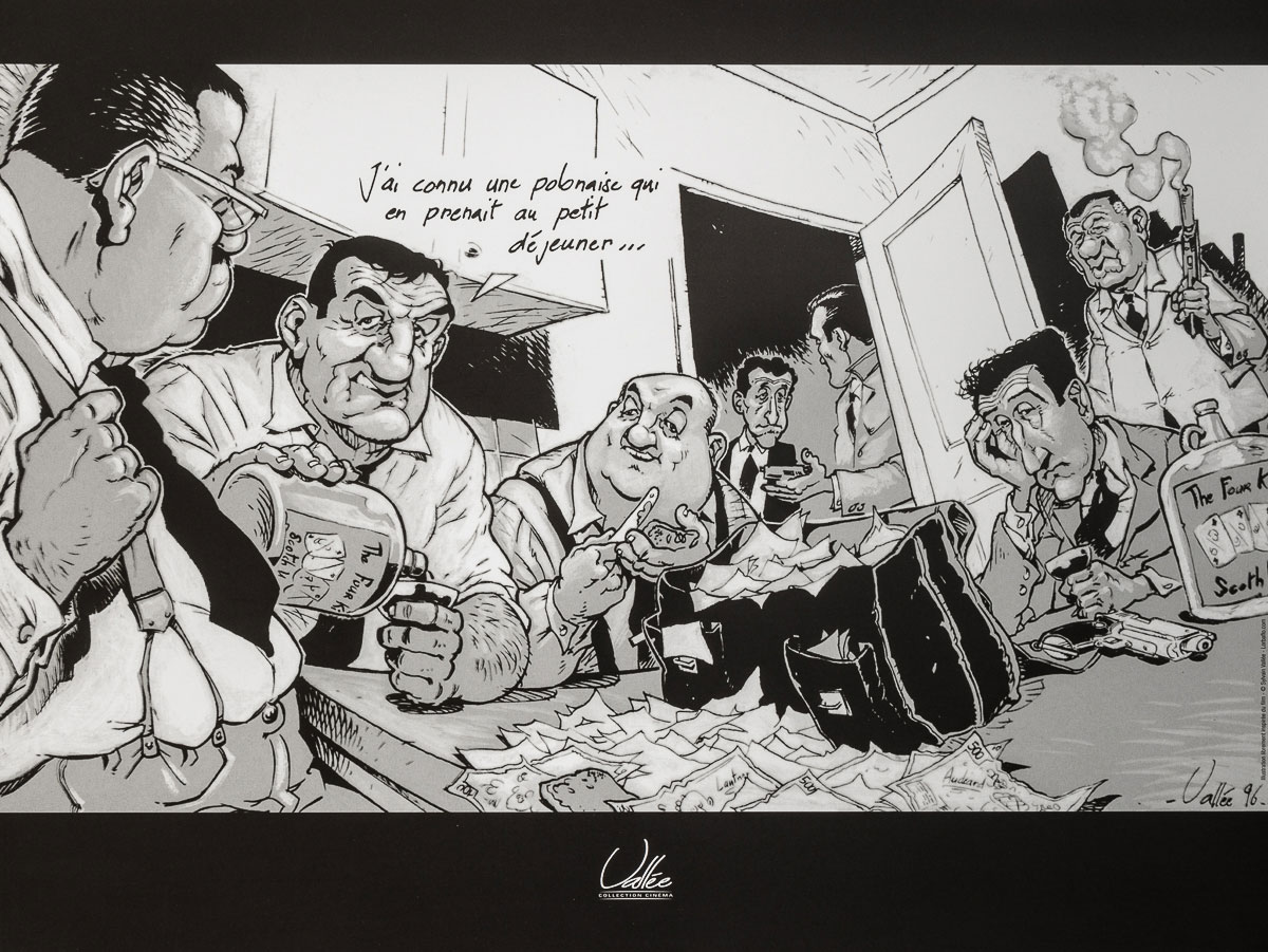Affiche Sylvain Vallée : Les Tontons flingueurs - Affiche
