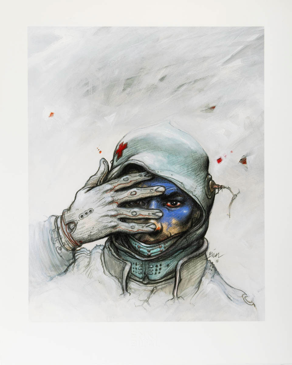 Estampe Pigmentaire (signée ou non signée) Enki Bilal : BUG 2 - Estampe